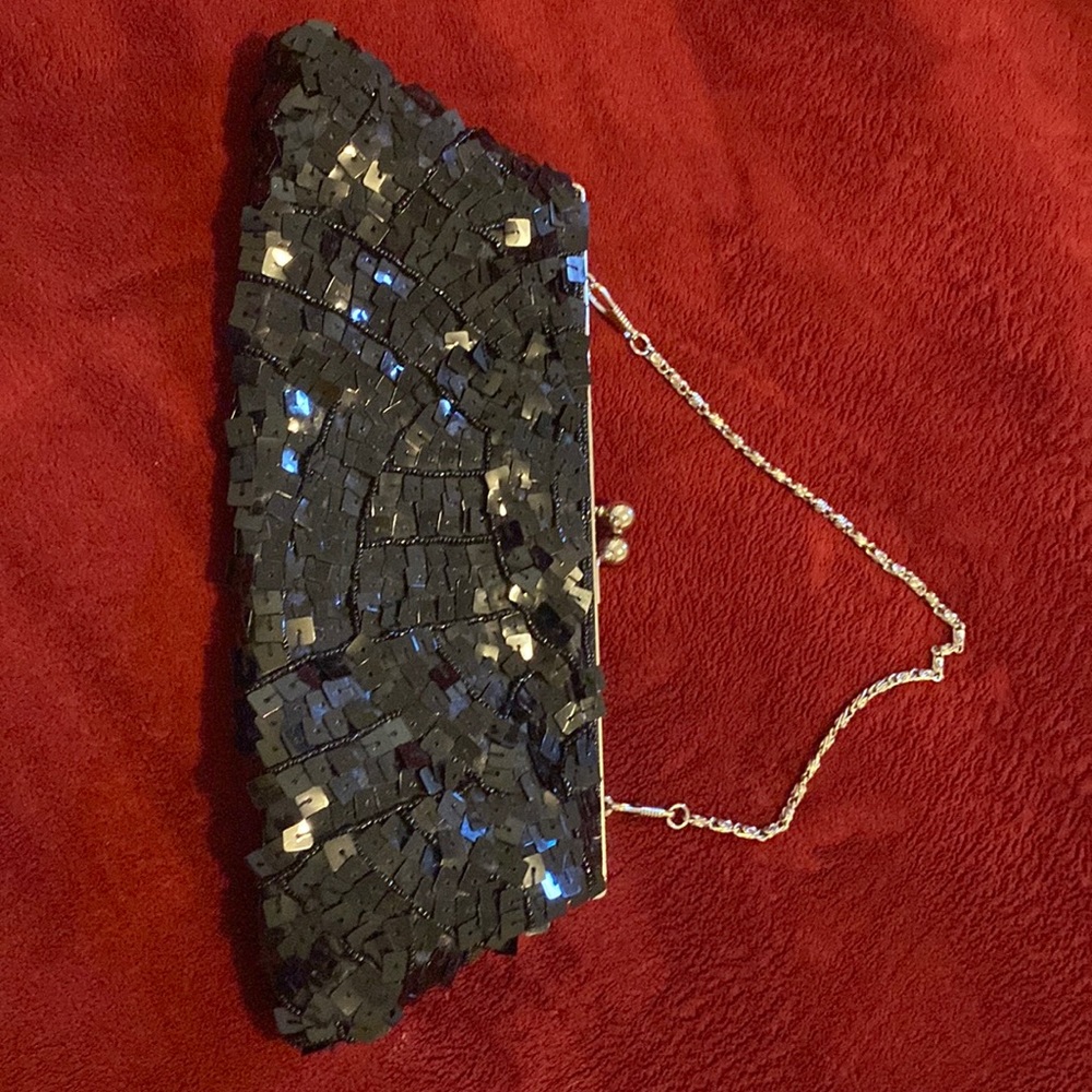 Black Bedazzle Handbag